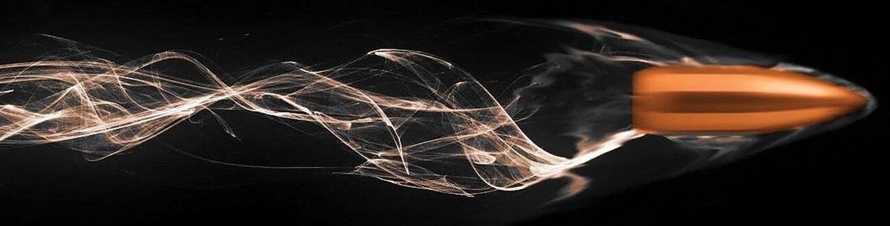 Ballistic round in flight