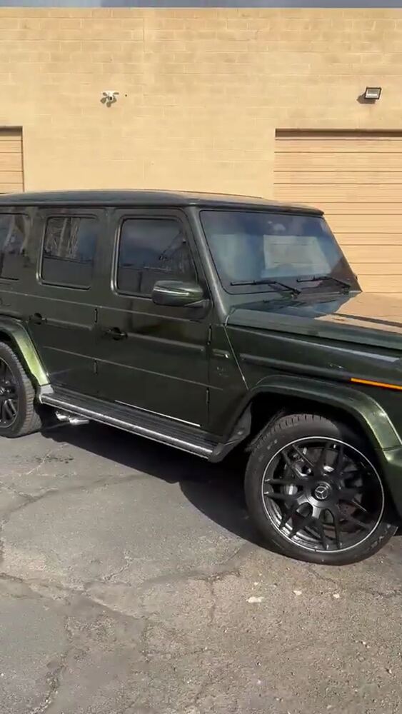 2026 Armored Mercedes-AMG G63 in Olive Green